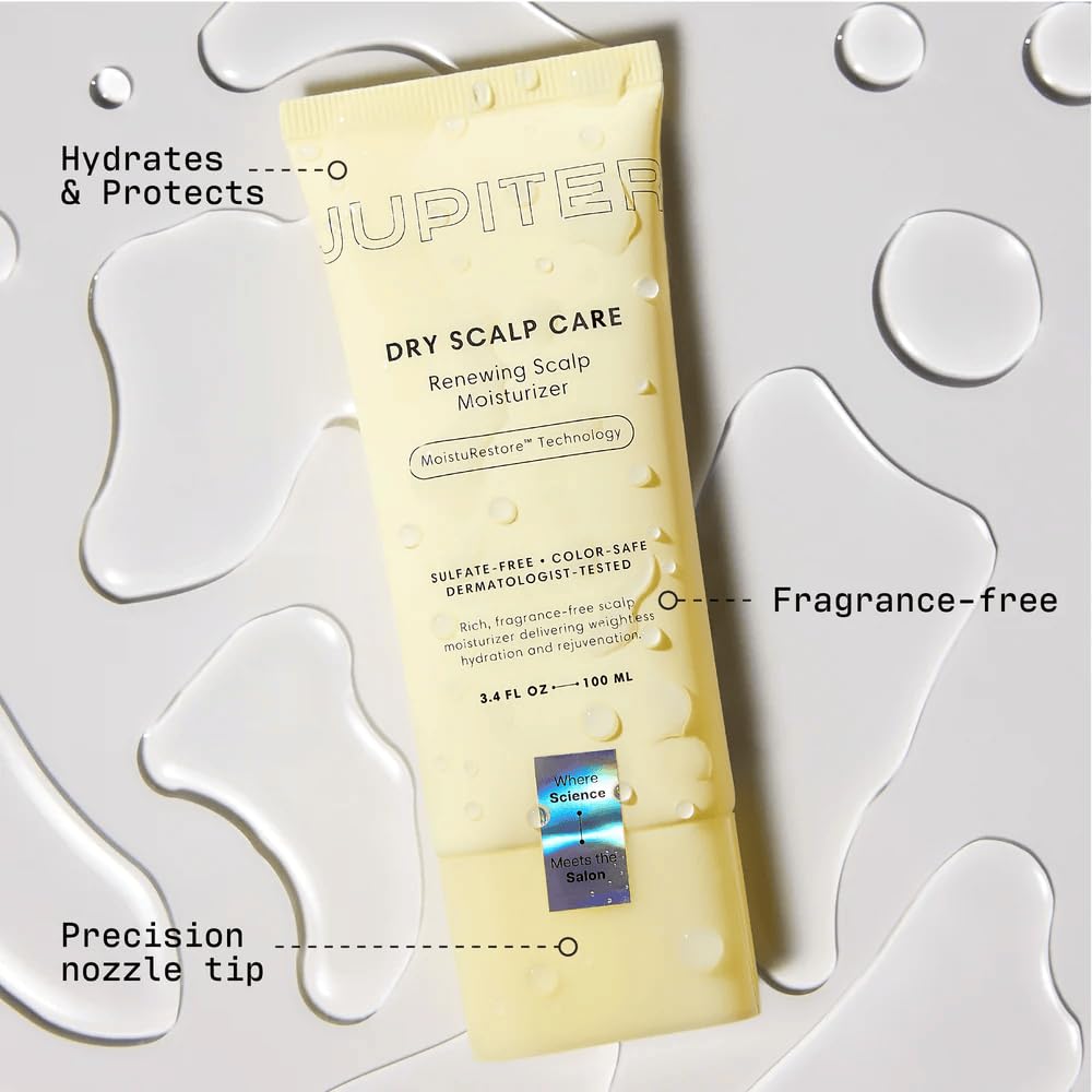 Jupiter Hydrating Scalp Moisturizer – Moisturizing, Nourishing, and Strengthening Hair Care – Daily Scalp & Hair Hydration – Color-Safe, Sulfate-Free, Paraben-Free, 2.1 fl. oz.