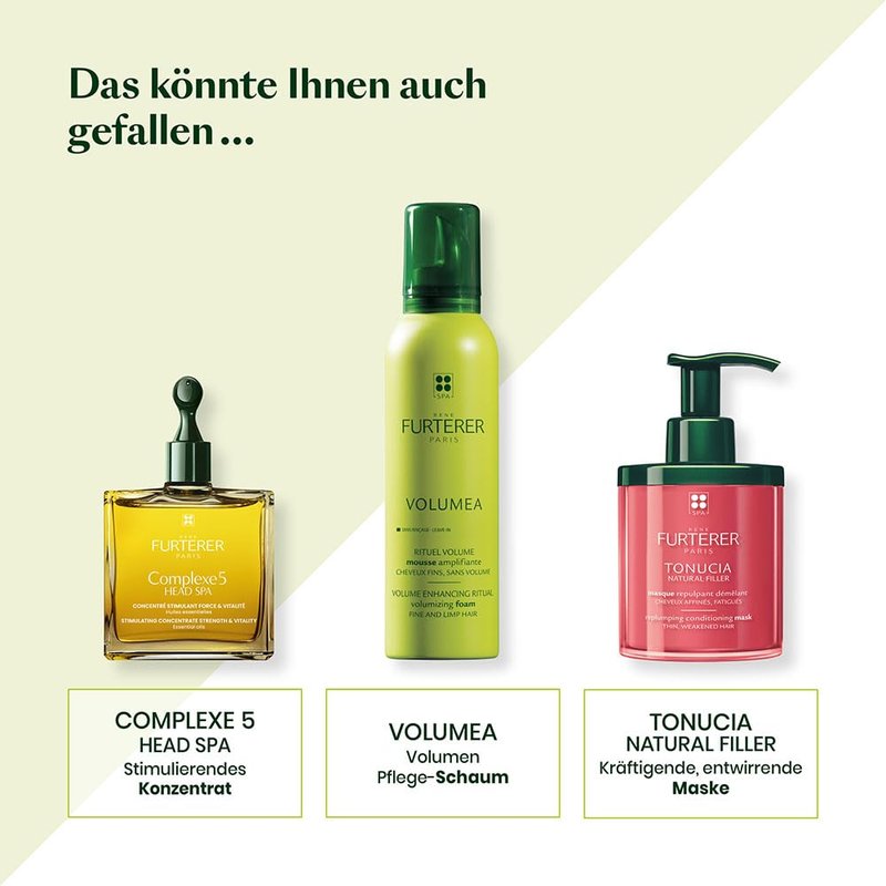 Rene Furterer VOLUMEA Volumizing Shampoo, Fine Limp Hair, Thickening, Volume Enhancing, 6.7 Fl Oz (Pack of 1)