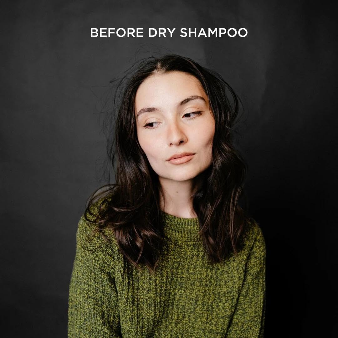 O'Douds Dry Shampoo Powder - Refreshing, Revitalizing & Volumizing Formula - Helps Absorbs Excess Oil - Natural, Vegan, PLant-Based Ingredients - Green Tea & Bergamot Scent - 2oz