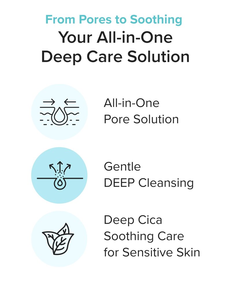 3W8L Deep Off & Fresh Cleansing Oil – Fast emulsifying Korean pore care cleanser, gentle daily makeup & sunscreen remover with Jojoba & Centella, dissolves sebum & blackheads, hydrating fresh finish