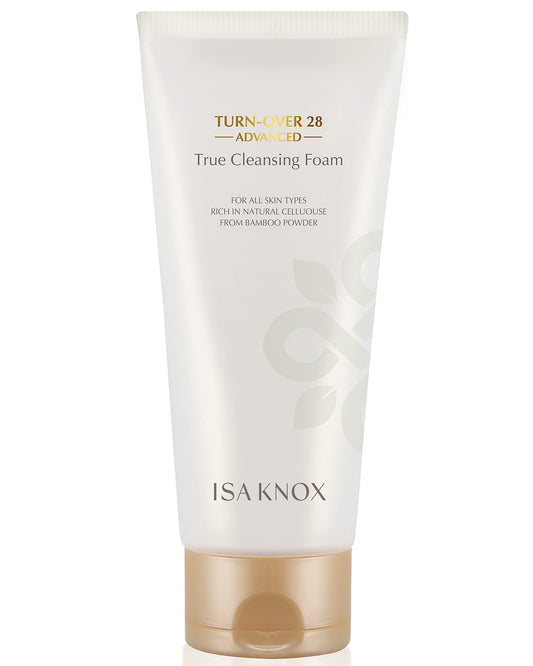 Isa Knox True Foaming Facial Cleanser (6.1fl oz) - Korean Skincare, Non-Drying Bubble Foam Face Wash, Pomegranate Vinegar, Natural Bamboo Cellulose