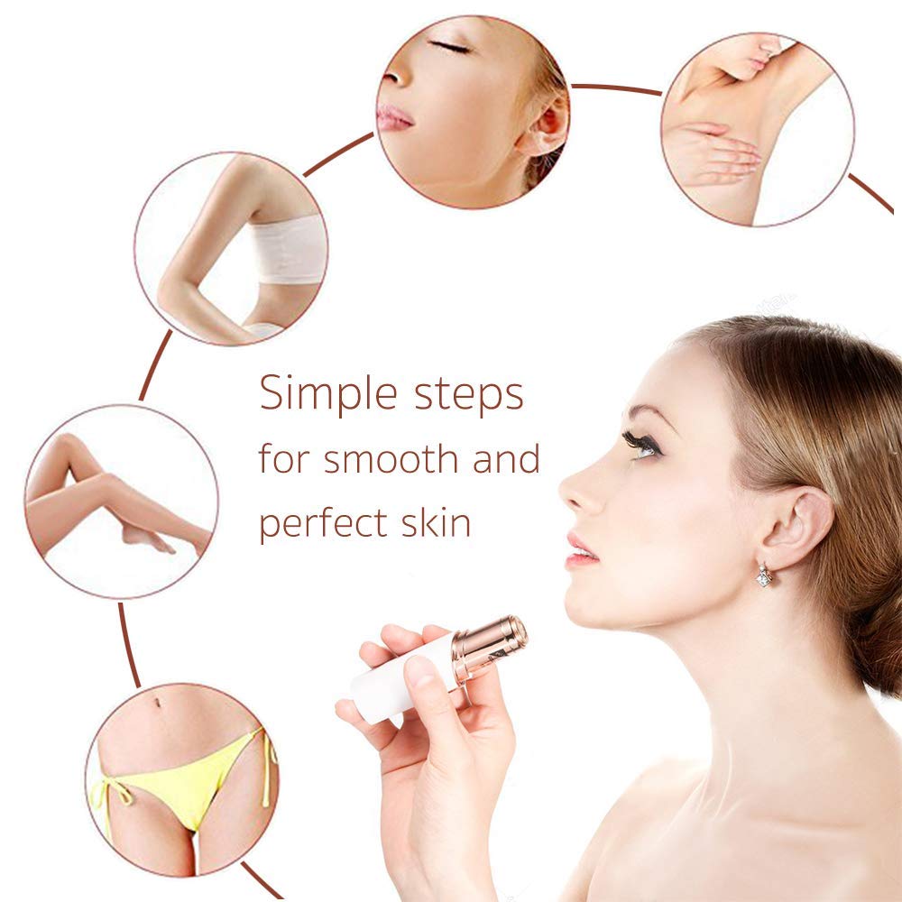 tuokiy Replacement Heads for Flawless Gen 2, Double Ring, 6-Pack