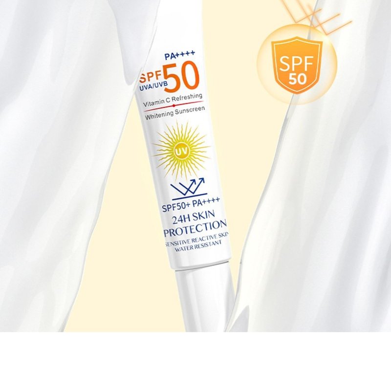 Sunscreen for Face, UV Defense Hydro Calming Sunscreen, SPF 50+, with Vitamin C, Moisturizing Daily Protection for Sensitive Skin, 0.88 Fl Oz