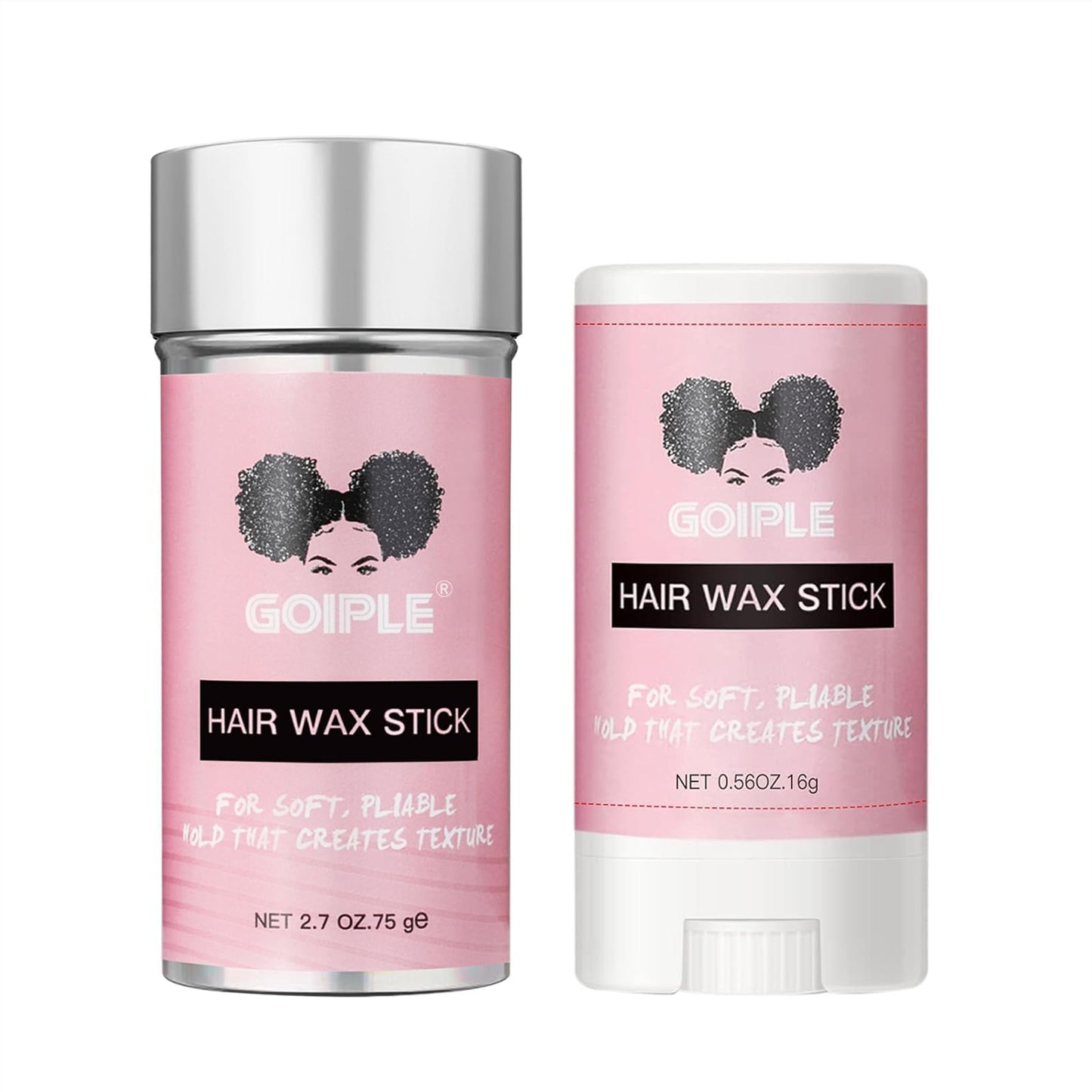Goiple Wax Stick for Hair, Hair Pomade Stick, Long-Lasting Styling Wax Stick Hair