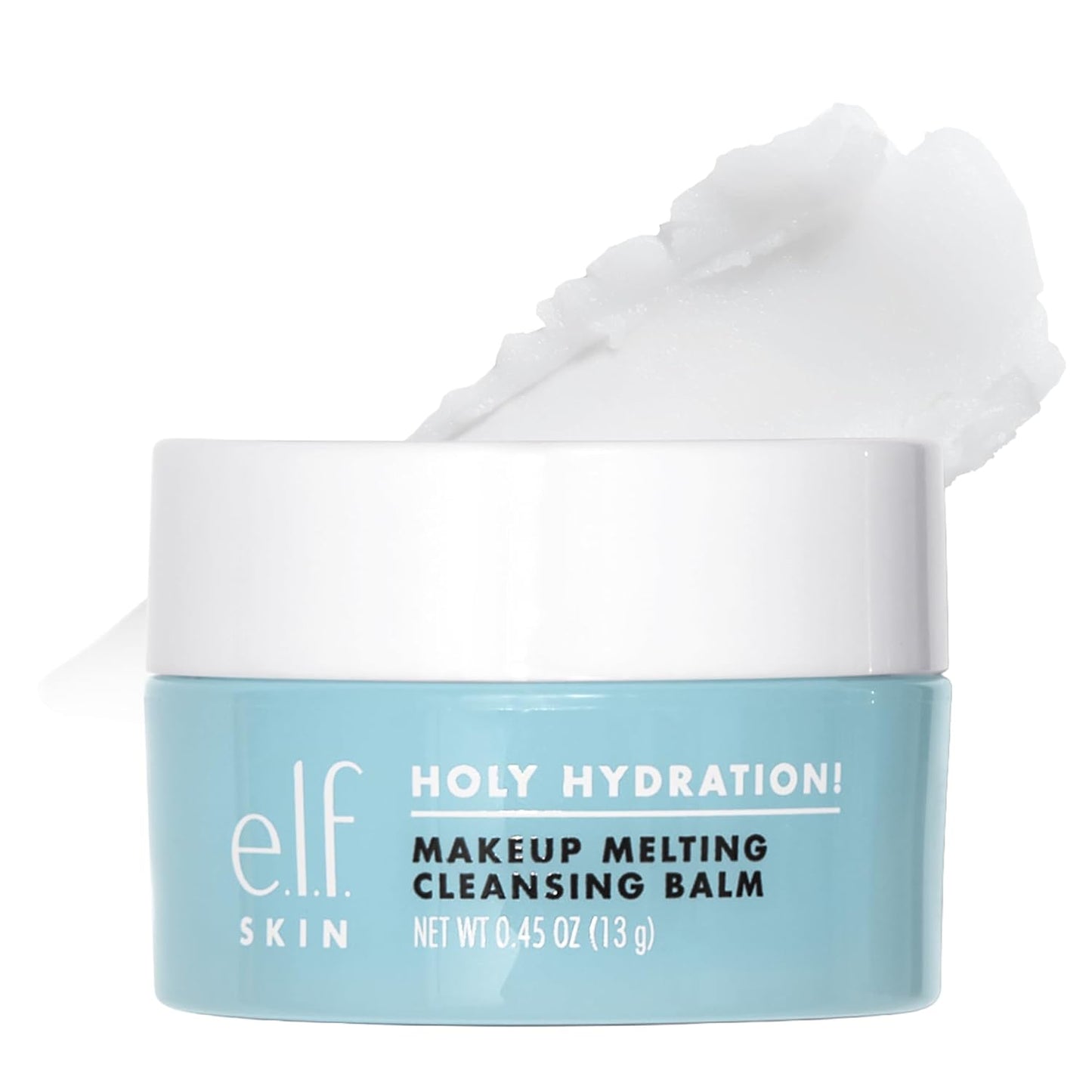 e.l.f. SKIN Mini Holy Hydration Cleansing Balm - Makeup Remover with Hyaluronic Acid | 0.45 Oz