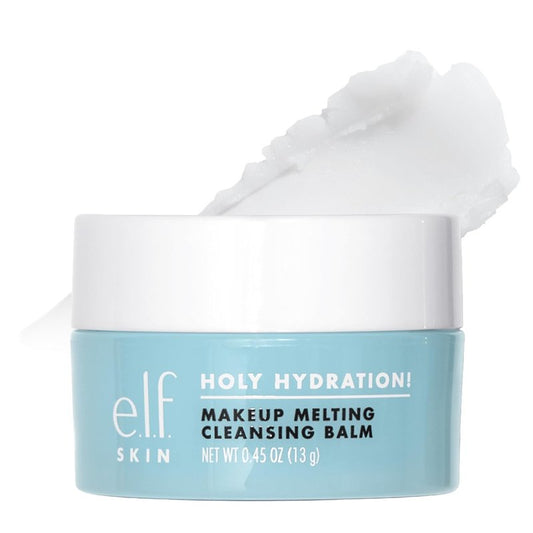 e.l.f. SKIN Mini Holy Hydration Cleansing Balm - Makeup Remover with Hyaluronic Acid | 0.45 Oz