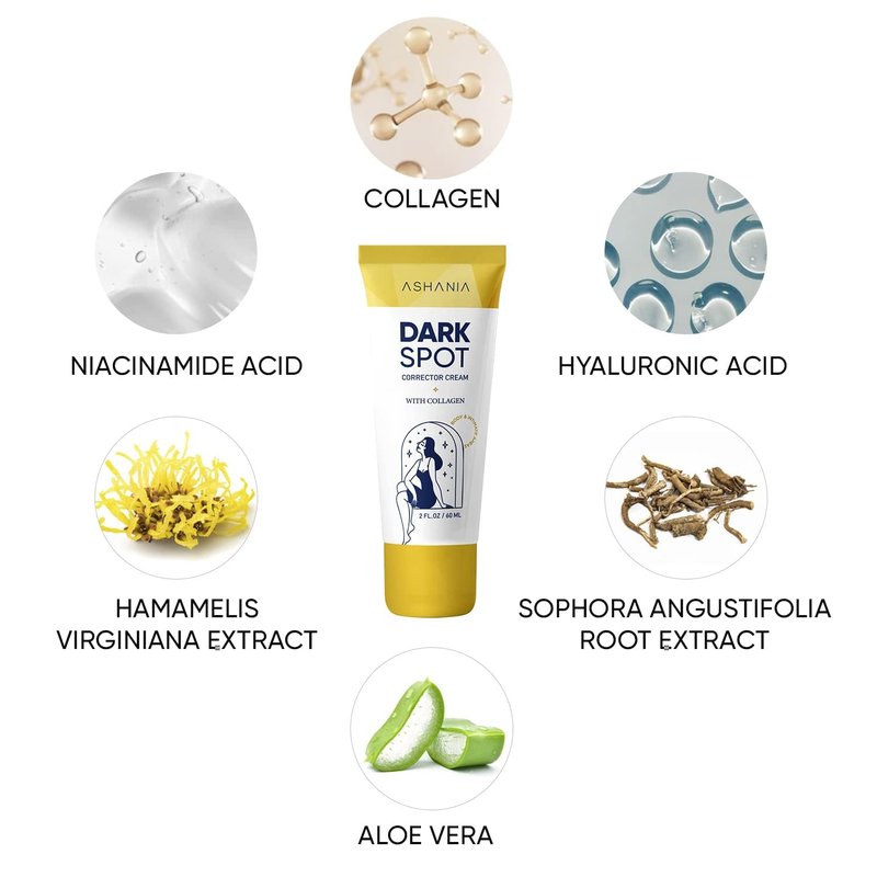Dark Spot Remover for Face & Body - Advanced Corrector for Inner Thighs, Neck & Knees | 2 Fl Oz