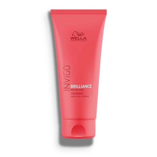 Wella Professionals Invigo Brilliance Conditioner | For Fine/Normal Colored Hair | Intense Color Protection & Maintains Vibrancy | Salon Care Gloss Shine Detangling