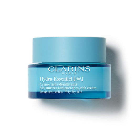 Clarins NEW Hydra-Essentiel Cream|Intensely Hydrating Moisturizer|60 Seconds to Plumper Skin*|Nourishes and Dose Hyaluronic Ounces