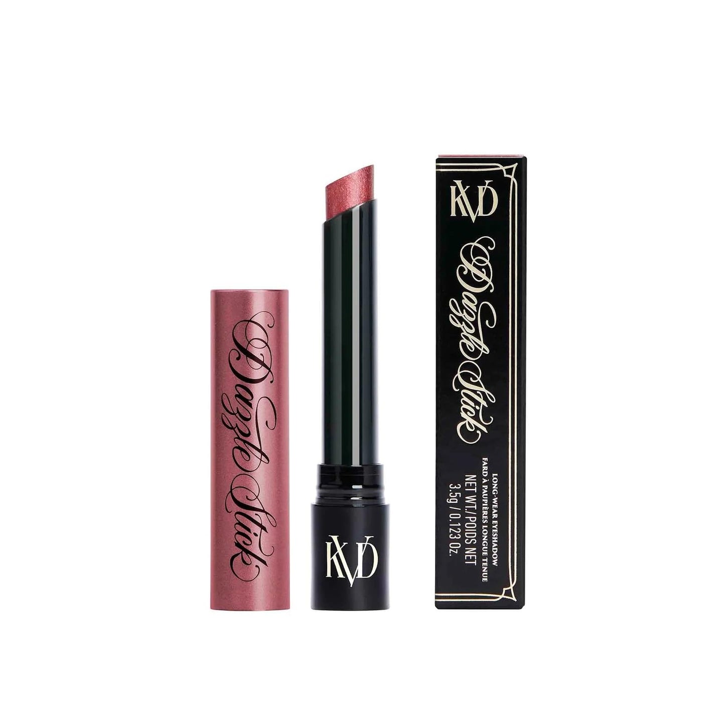 KVD Beauty Dazzle Vegan Long-Wear Eyeshadow Stick Heat Burst - bold ruby
