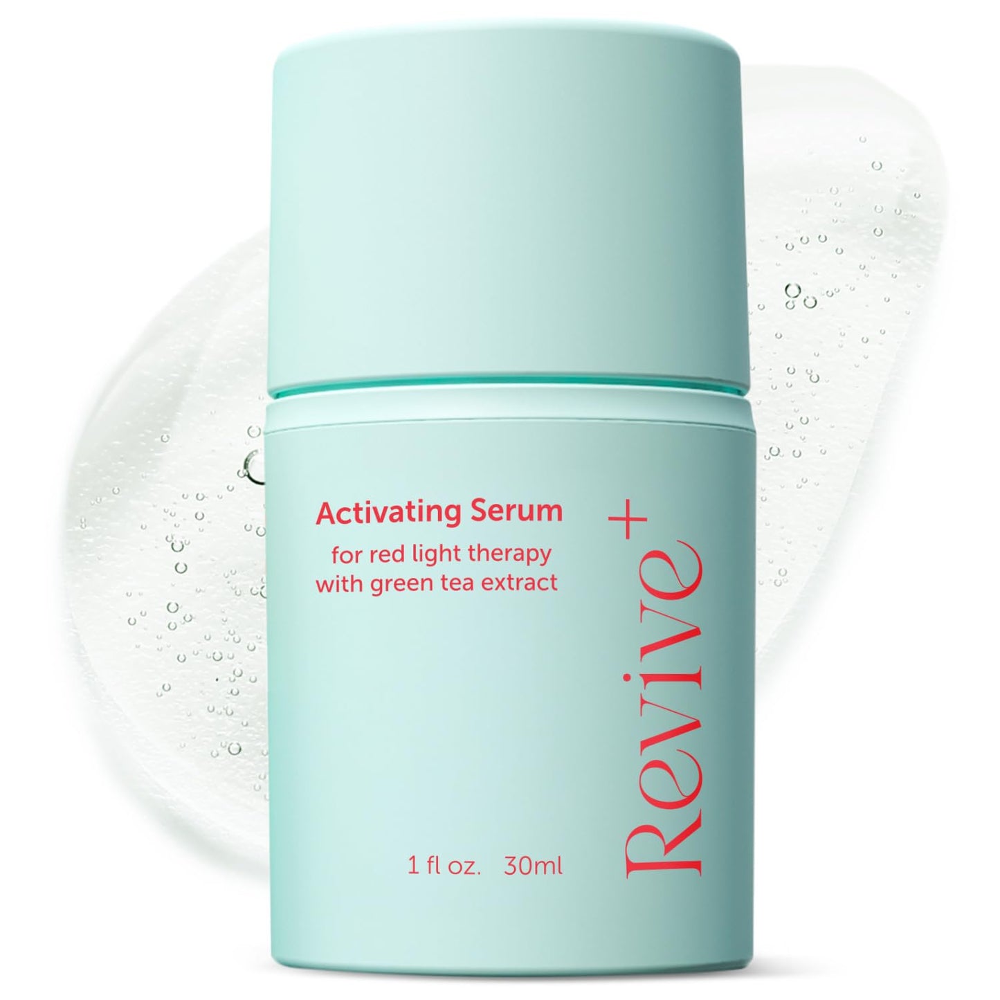 Red Light Therapy Serum for Face - Hydrating Anti-Wrinkle Formula with Green Tea & Hyaluronic Acid | 1oz