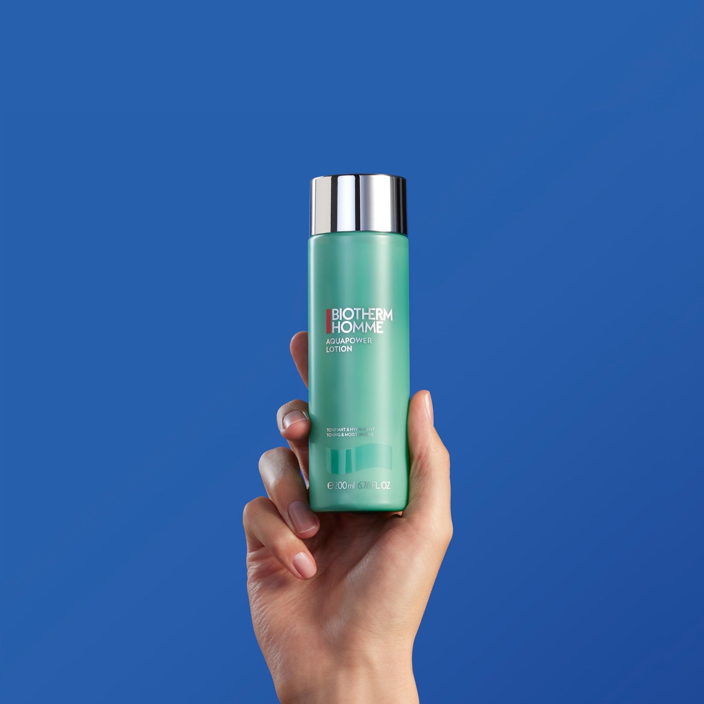 Biotherm Aquapower Toning & Moisturizing Face Lotion for Men, with Biotech Plankton & Oligo Sugars, Prevents Razor Burn and Skin Redness for Soothed & Hydrated Skin, 6.8 Fl. Oz.
