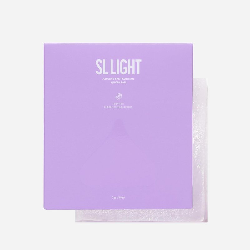 Azulene Spot Control Facial Pads - Calming & Soothing Skincare for Sensitive Skin | 14 Pads in 1 Box - Quick Redness & Blemish Relief