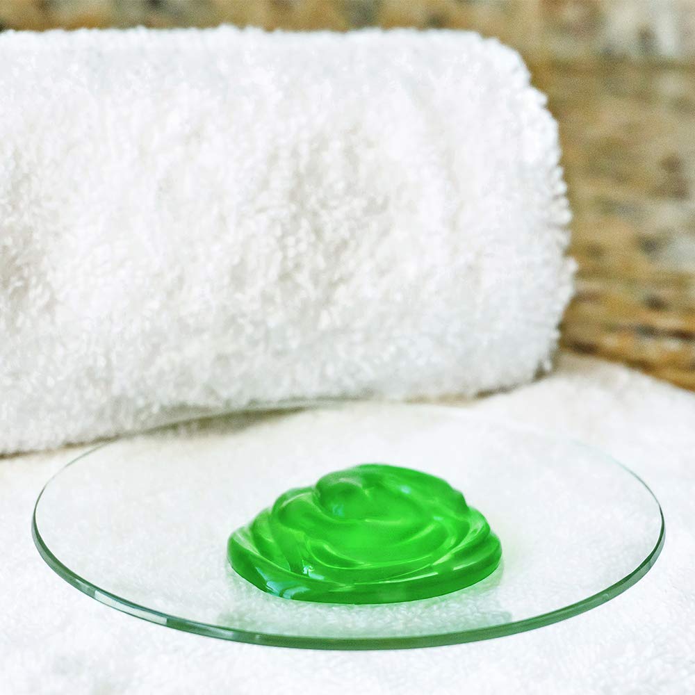 Vitabath | Original Spring Green Skincare Set - Moisturizing Shower Gel, Reviving Lotion & Exfoliating Pouf for Men & Women
