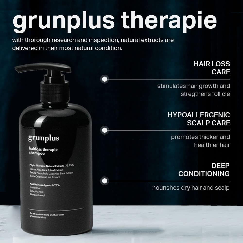 Hair Growth Shampoo - Herbal Formula for Thinning Hair | Scalp Nutrition & Itch Relief | 8.45 fl oz