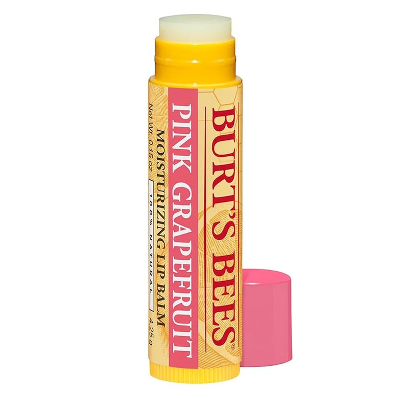 Burt's Bees Lip Balm - Pink Grapefruit Flavor - Moisturizing & Nourishing | Pack of 8 - 0.15 oz Each