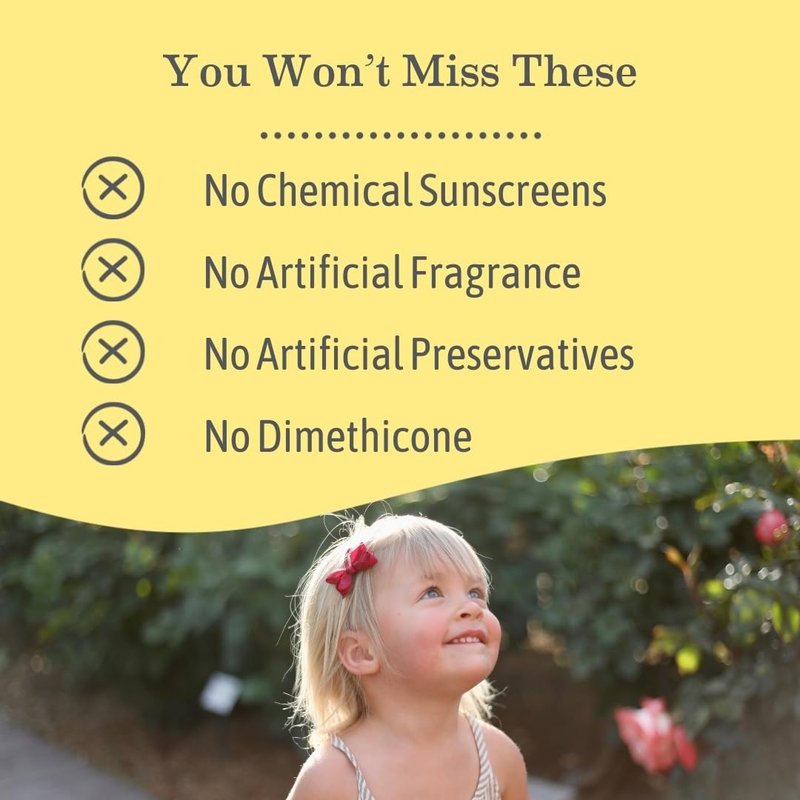Earth Mama Baby Face Mineral Sunscreen Stick SPF 40 | Non-Nano Zinc, Water-Resistant Protection for Kids & Family - 0.74 oz