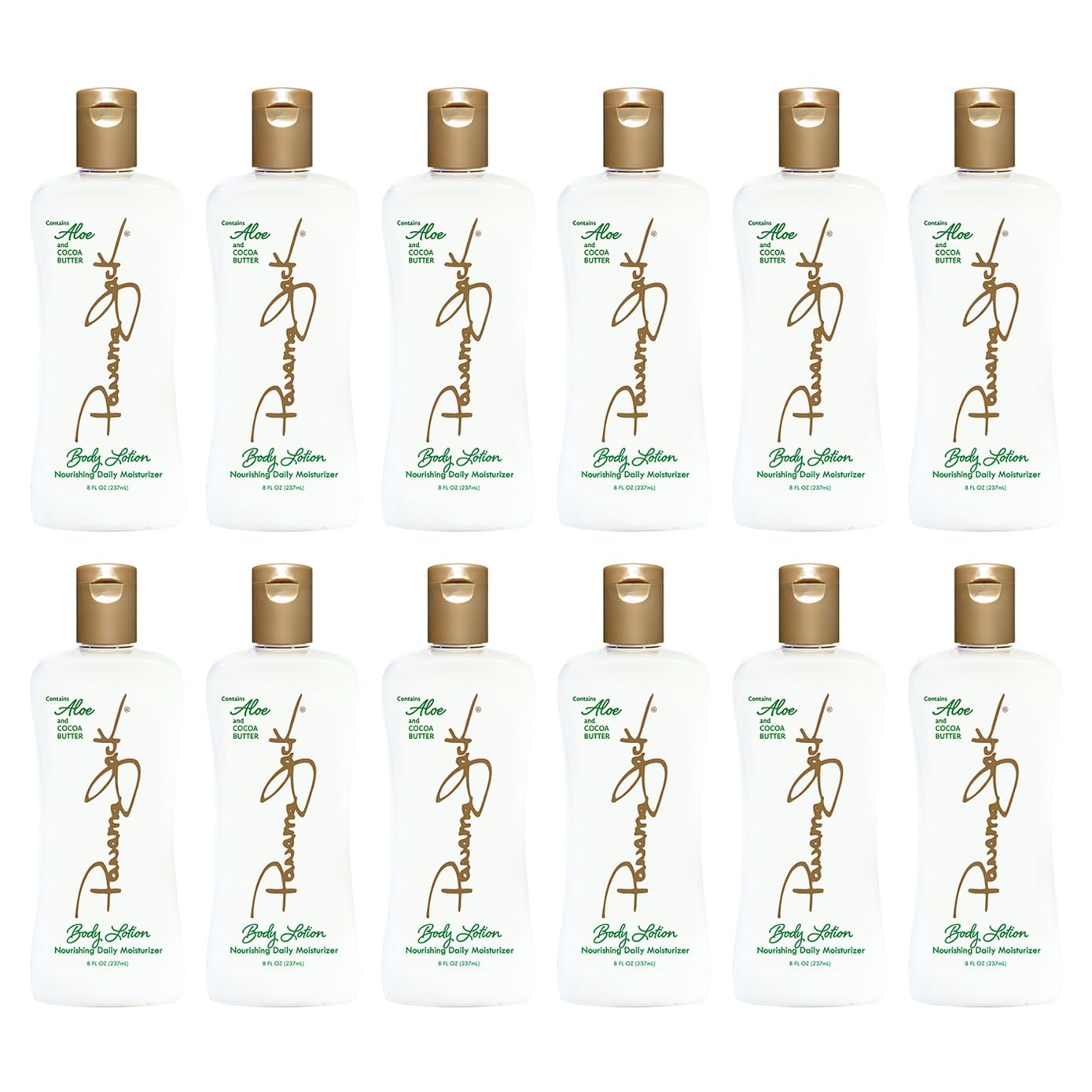 Panama Jack Aloe Moisturizer Lotion - After Sun Daily Skincare, Contains Aloe, Cocoa Butter, Olive Oils with Vitamin E, 8 FL OZ (Pack of 2)