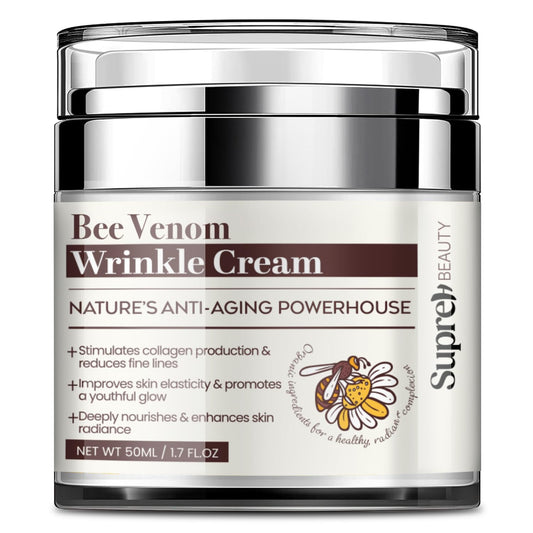 Bee Venom Cream Wrinkle Filler - Instant Face Lift & Eye Tightener with Hyaluronic Acid | 50 ML