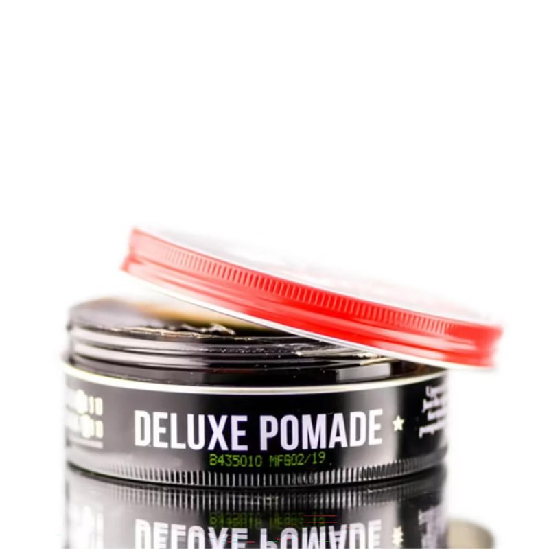UPPERCUT DELUXE Barbers Collection Deluxe Pomade, 10.5 oz / 300g - Strong Hold, High Shine Hair Pomade – Water-Based, Easy Washout – Classic Barber Styling for Slick Backs, Side Parts & Pompadours