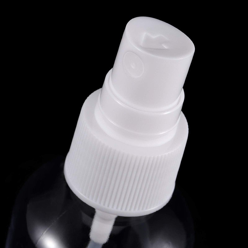 ZEONHAK 50 Pcs 3.5oz / 100ml Clear Plastic Spray Bottles, Empty Spray Bottles with Caps, Fine Mist Travel Bottle, Refillable Liquid Containers, Mini Spray for Hair Spray, Perfumes and Other Liquids