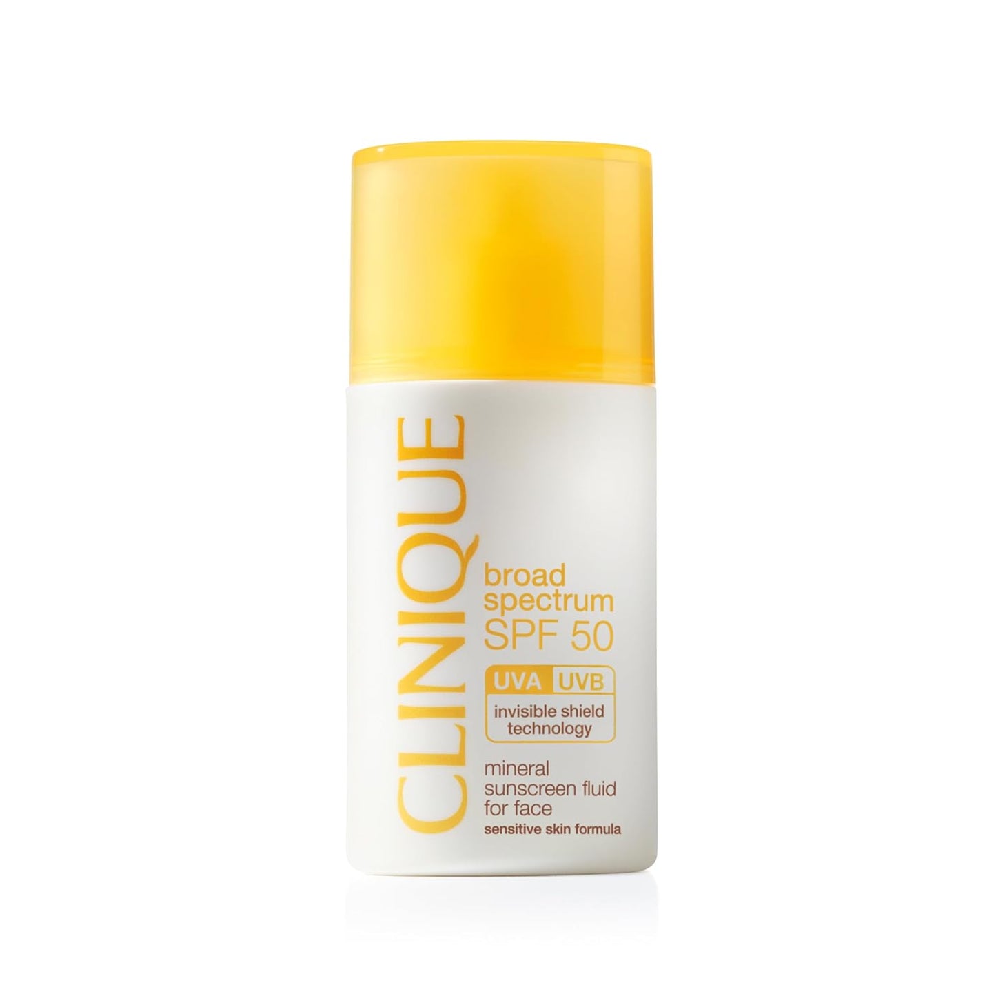 Clinique Mineral Sunscreen Fluid SPF 50 for Face - Zinc Oxide, Sensitive Skin, 1 Fl Oz