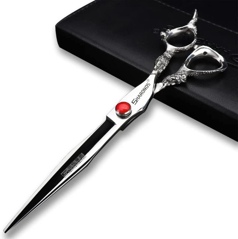 Professional Japanese Hair Scissors - 440C Stainless Steel Razor Edge | 7.5 Inch Flat Design
