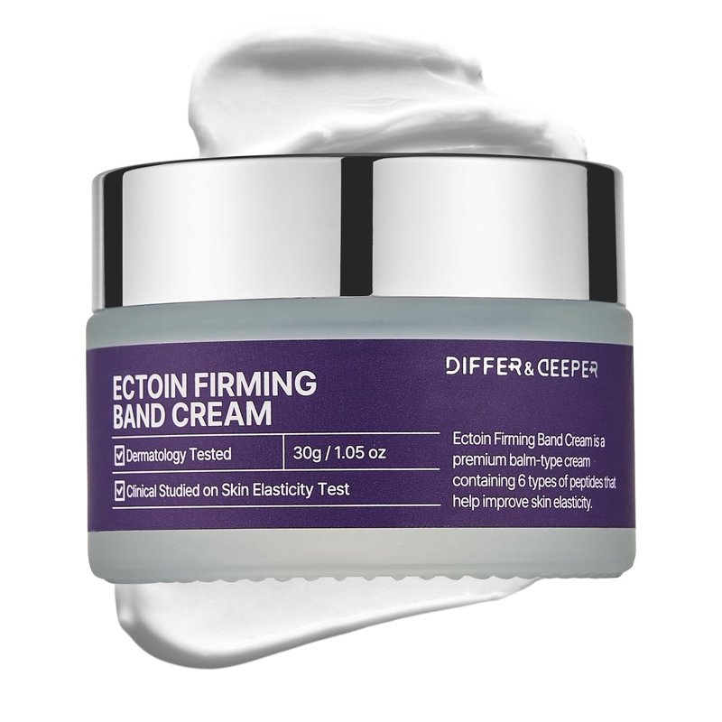 Ectoin Firming Band Cream - Advanced Wrinkle Care & Lifting with 6 Peptides | Hydrating Korean Skincare