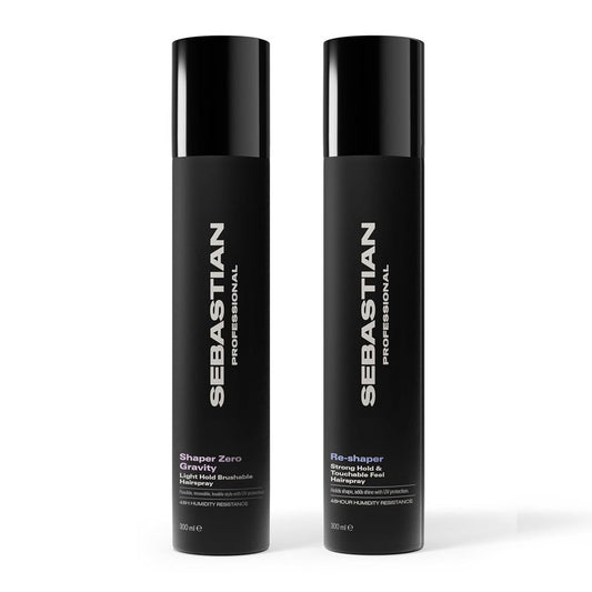 Sebastian Professional Hairspray - Re-Shaper Zero Gravity Formula for Strong Hold | 10 oz
