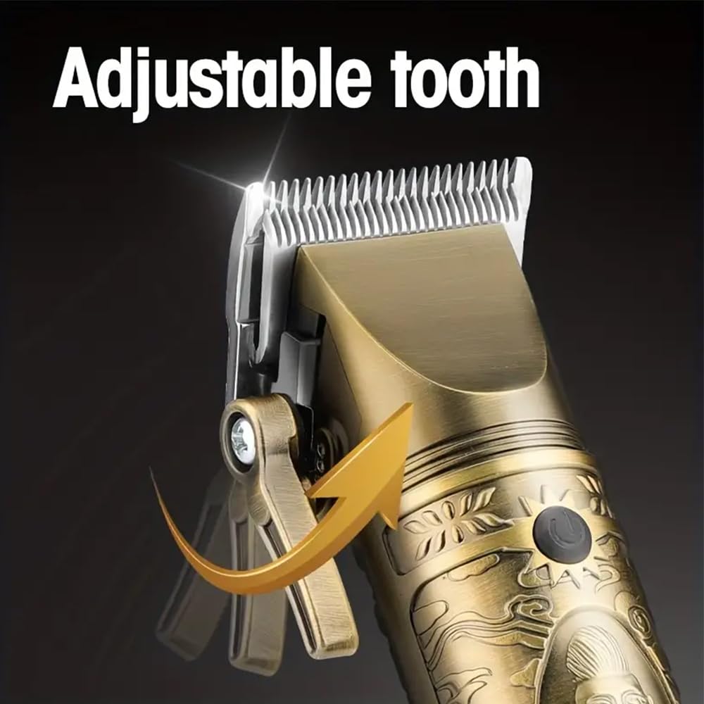 YHAYHO Hair Clipper for Men, Cordless Hair Clipper, Rechargeable Hair Cutting Machine with LED Display