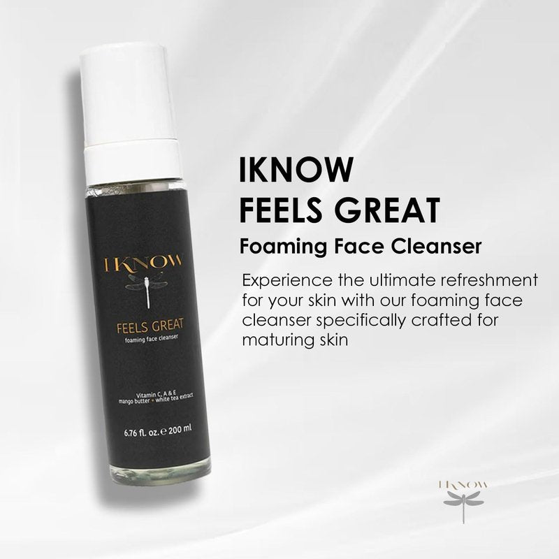 Foaming Face Cleanser - Gentle Deep Cleansing Hydrating Facial Wash | Refreshing Skin Care (6.76 OZ)