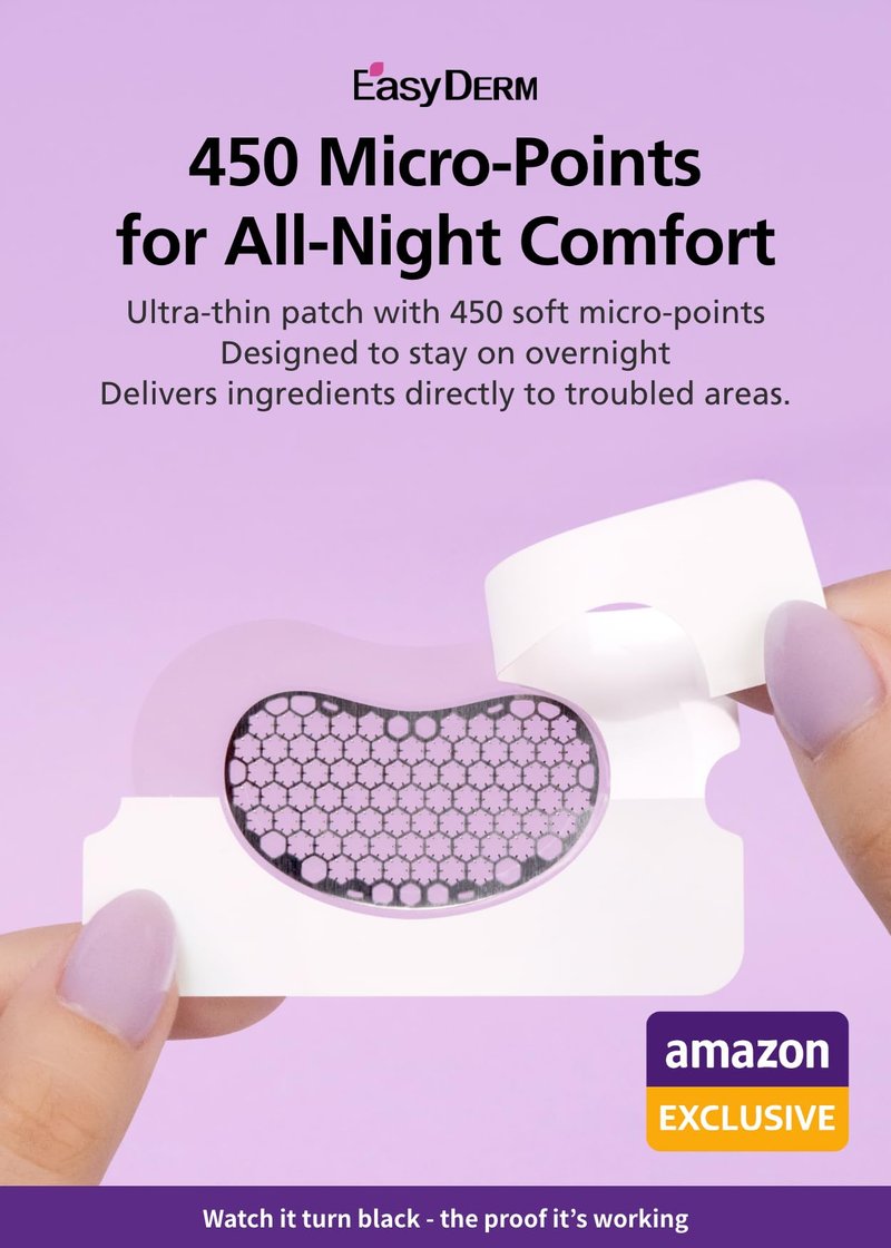 DWEasyDerm EasyDerm Quick Calming Magnesium Patches WIDE and Quick Calming Magnesium Patches, Summer & Travel Essentials
