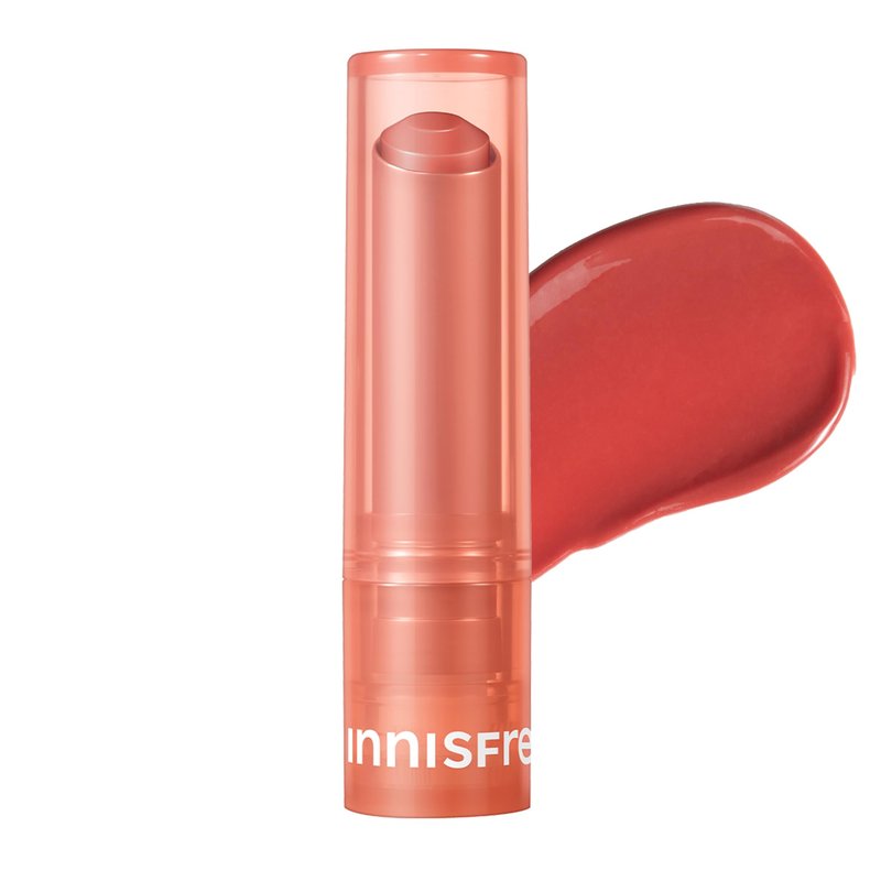 innisfree Dewy Tint Lip Balm with Hyaluronic Acid & Ceramides, Korean Hydrating Tinted Balm, Love Beige Shade