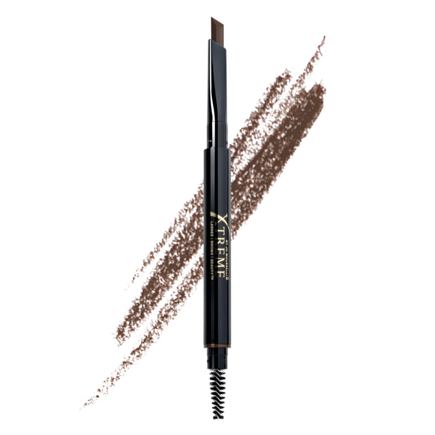 Xtreme Lashes Arch Defining Brow Pencil, Medium Brown, Waterproof, Smudge-Proof, Long-Lasting Makeup, Vegan, Angled Tip Eyebrow Pencil with Spoolie Brush
