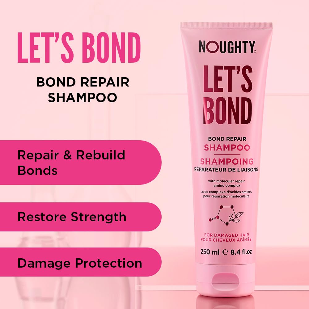 Noughty Let's Bond Builder Shampoo - Repair & Strengthen Chemically Treated Hair | 8.4 fl. oz.