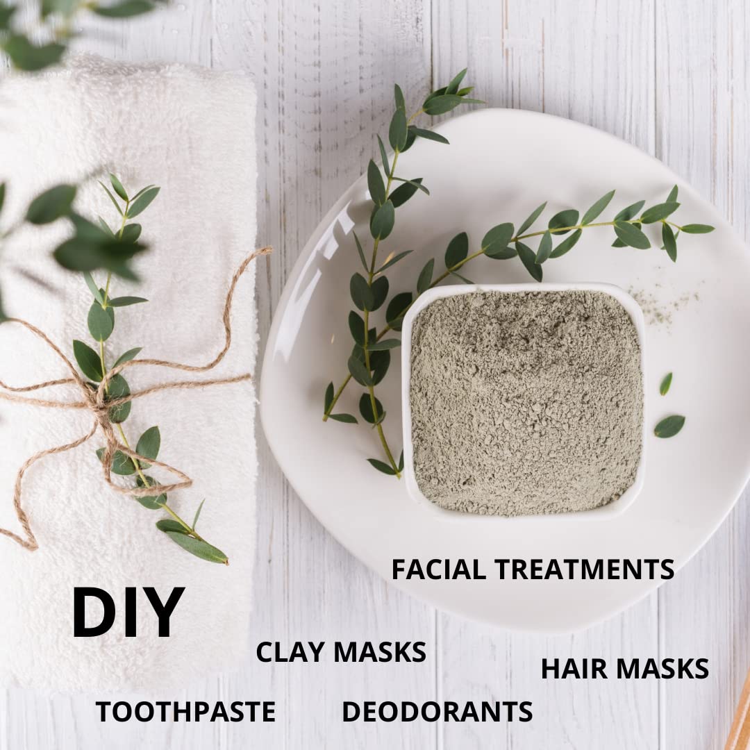 SMART SOLUTIONS Calcium Bentonite Clay, 5 lb Pure Indian Healing Clay - All Natural for External Use | DIY Facial Treatments, Deodorants, Hair Masks