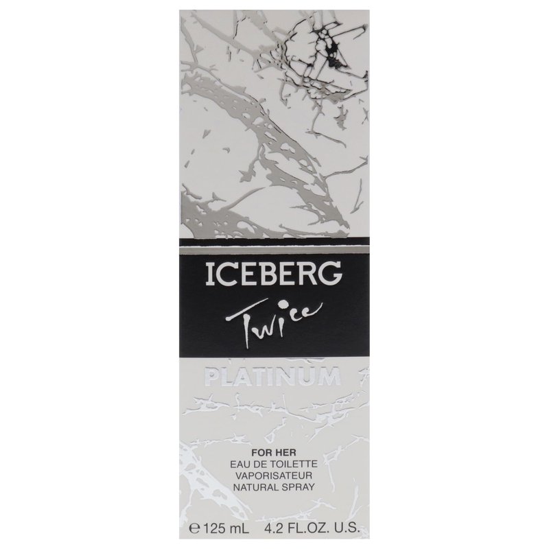 Iceberg Twice Platinum for Women - 4.2 oz EDT Spray