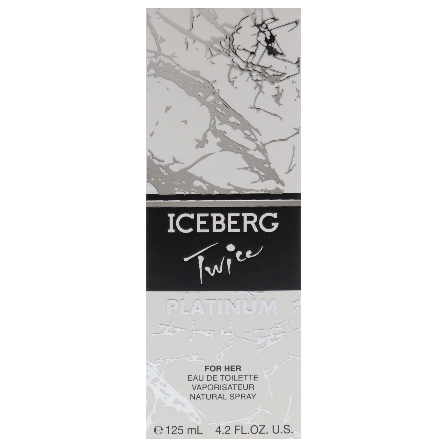 Iceberg Twice Platinum for Women - 4.2 oz EDT Spray