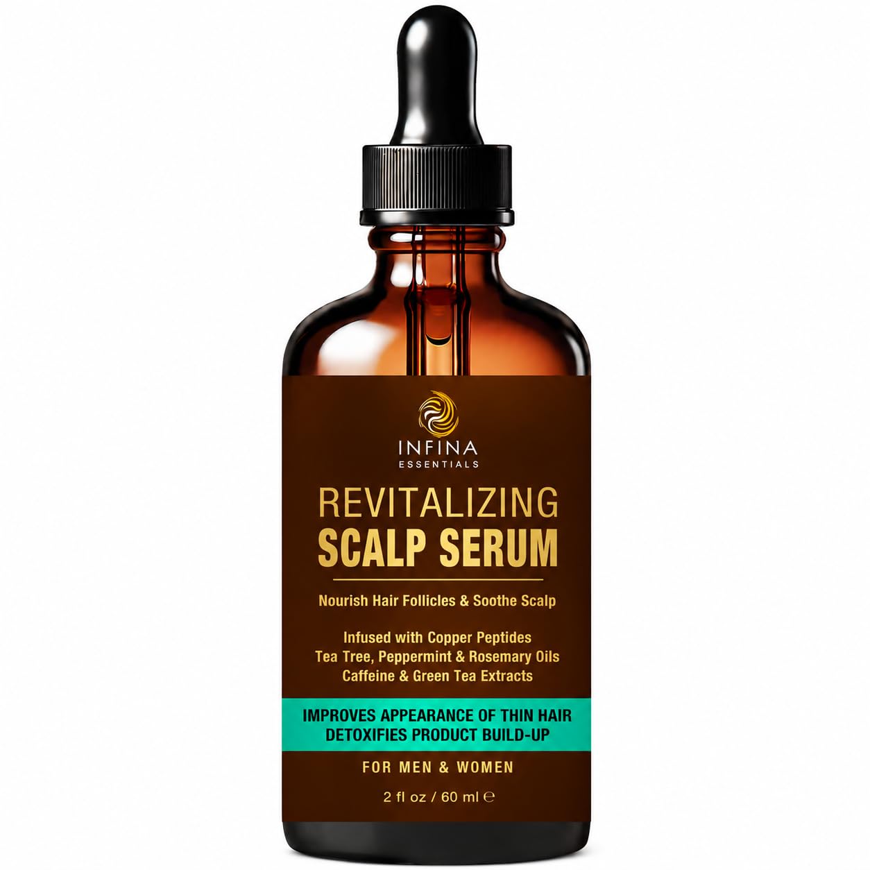 Revitalizing Scalp Serum for Hair Growth, Peptide Hair Serum for Hair Growth