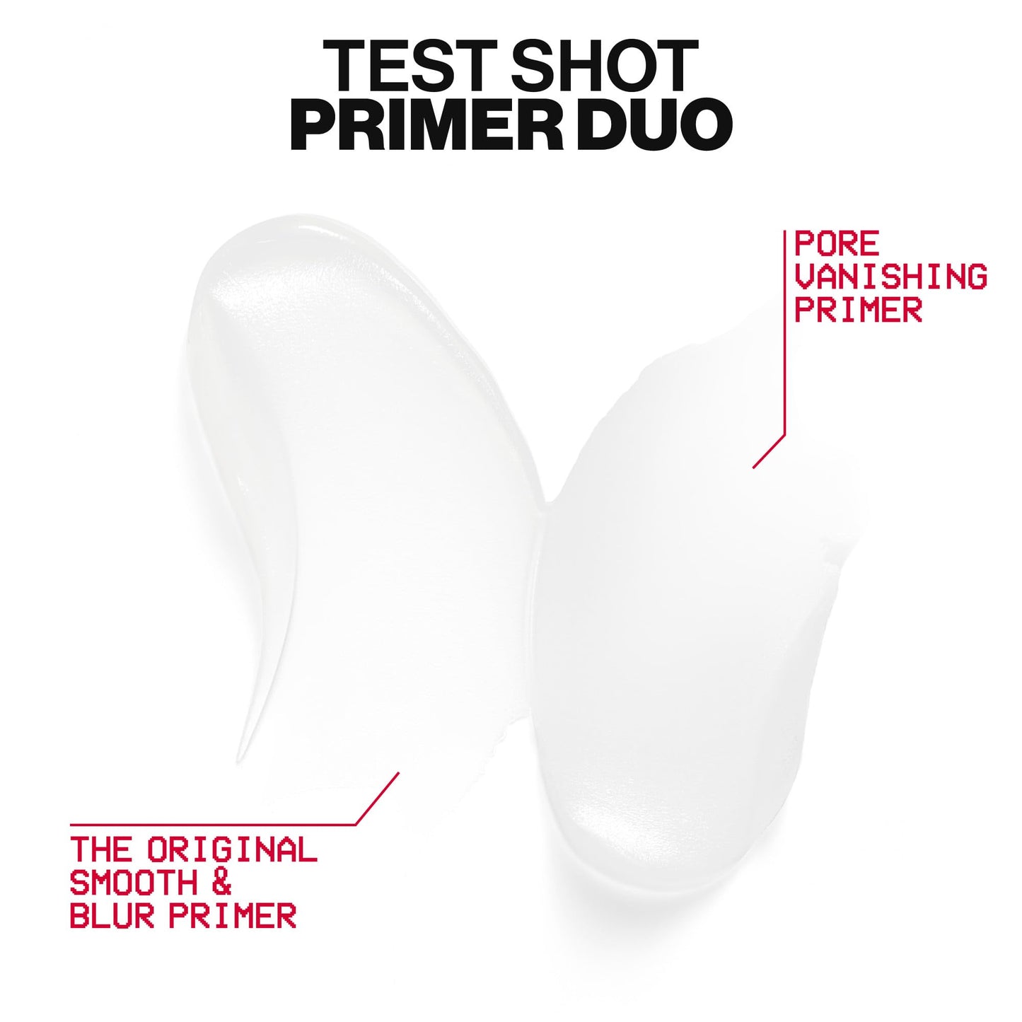 Smashbox Test Shot Primer Duo | Travel Size OG & Pore Vanishing Primer Gift Set | Helps Smooth & Blur Fine Lines and Pores