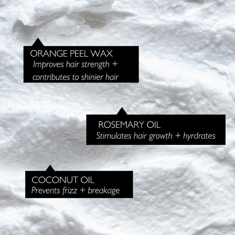 UpCircle Conditioner Crème with Rosemary Oil + Vitamin E – Gentle Formulation To Repair + Protect – Bamboo Extract + Orange Peel – Natural, Vegan + Cruelty-Free