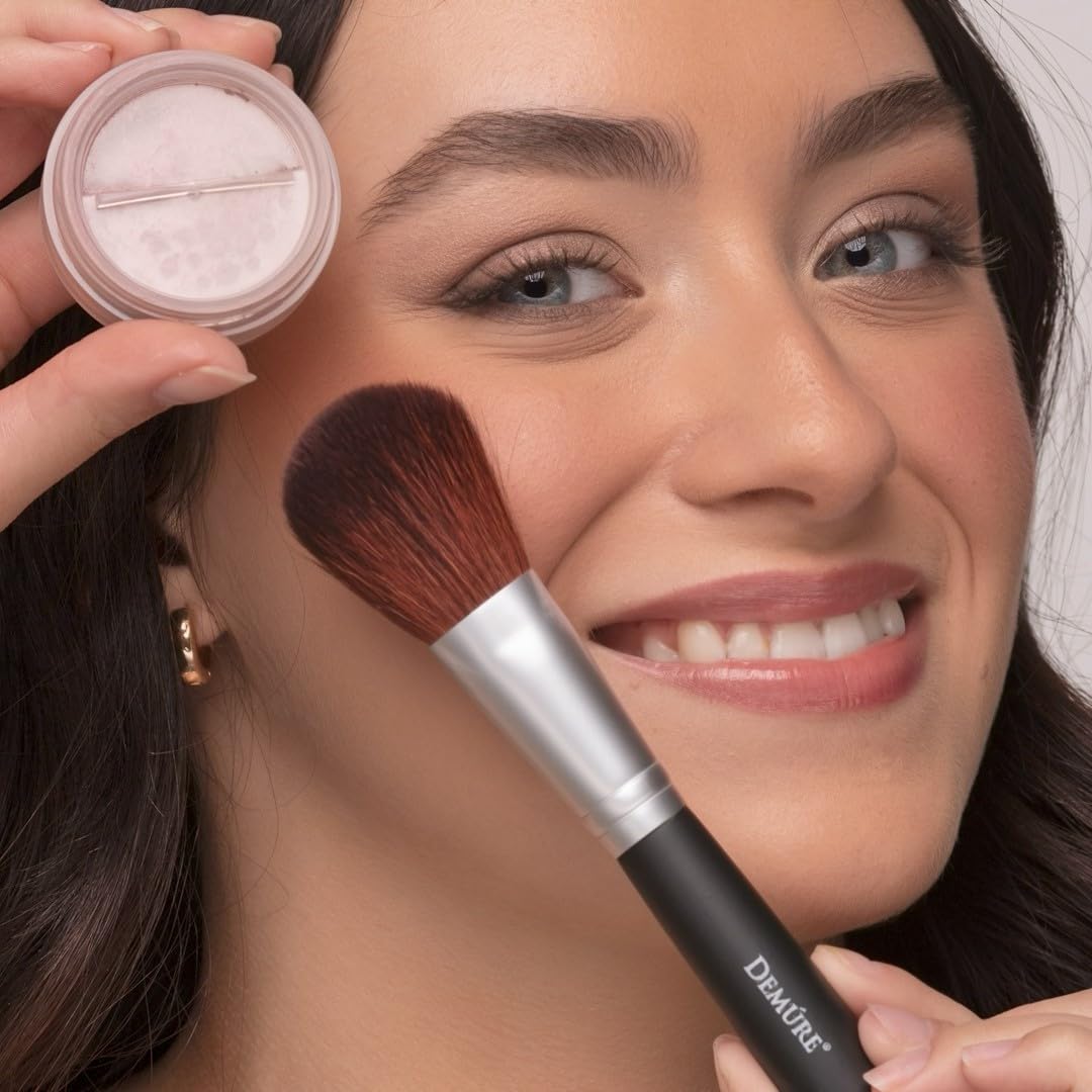 Mineral Blush Makeup - Professional Grade Loose Powder in Mauve | Cruelty-Free Formula