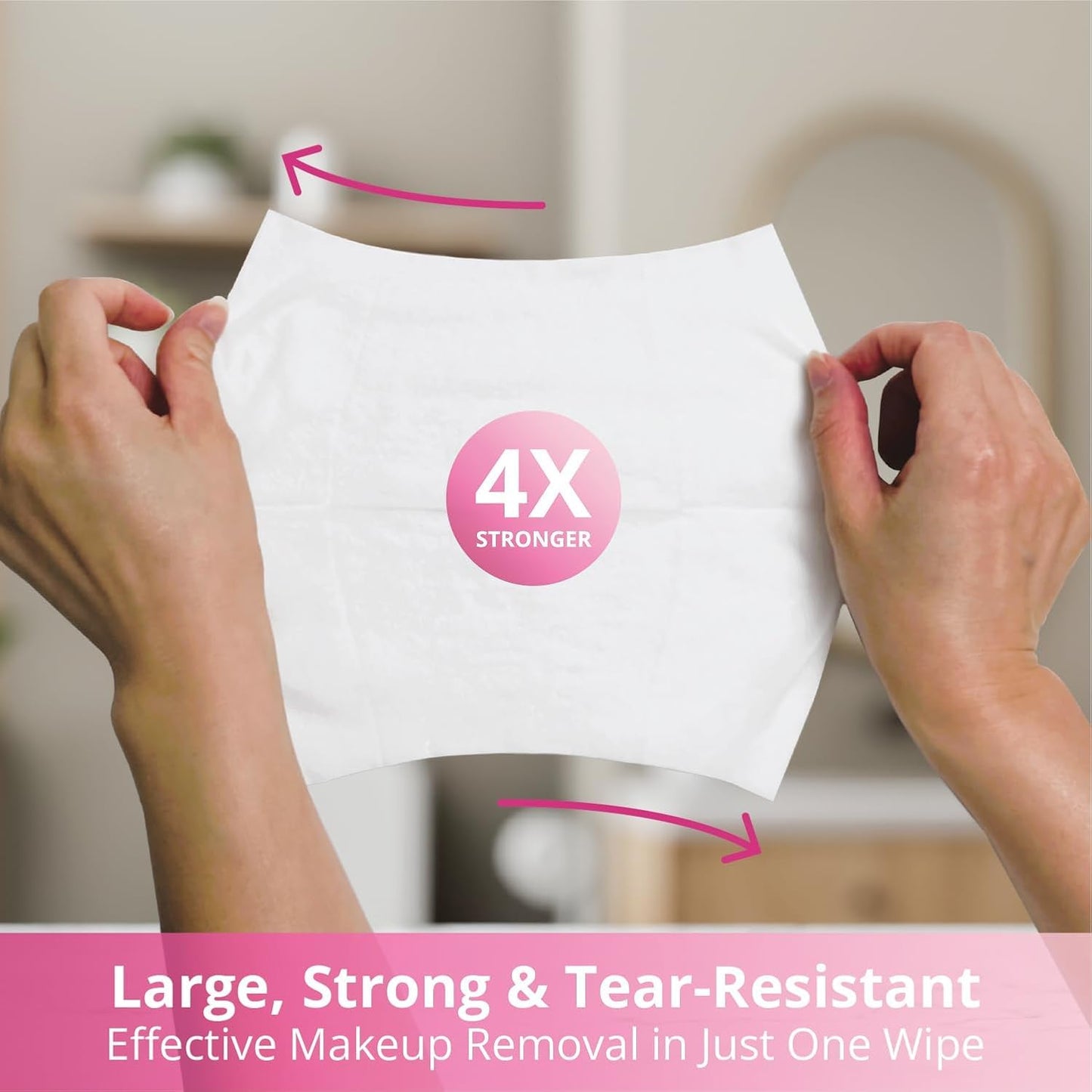 Air Jungles Bulk Makeup Remover Wipes 250 Ct, Individually Wrapped