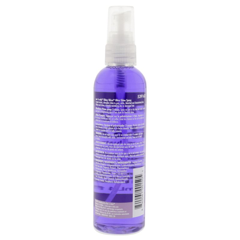 One 'n Only Shiny Silver Ultra Shine Spray Hair Spray Unisex 4 oz