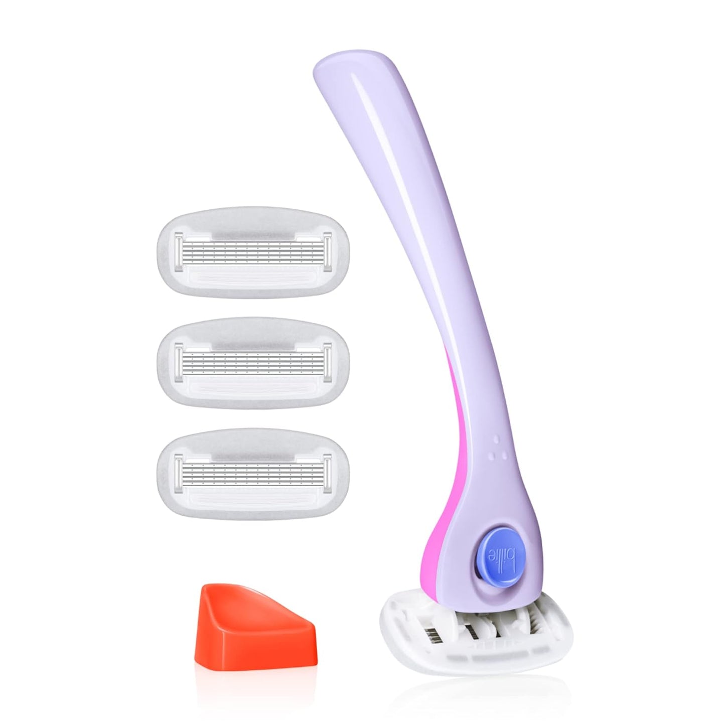 Billie Women's Razor Refill Blades - 5-Blade Cartridges with Magnetic Holder | 8 Count Shave Kit