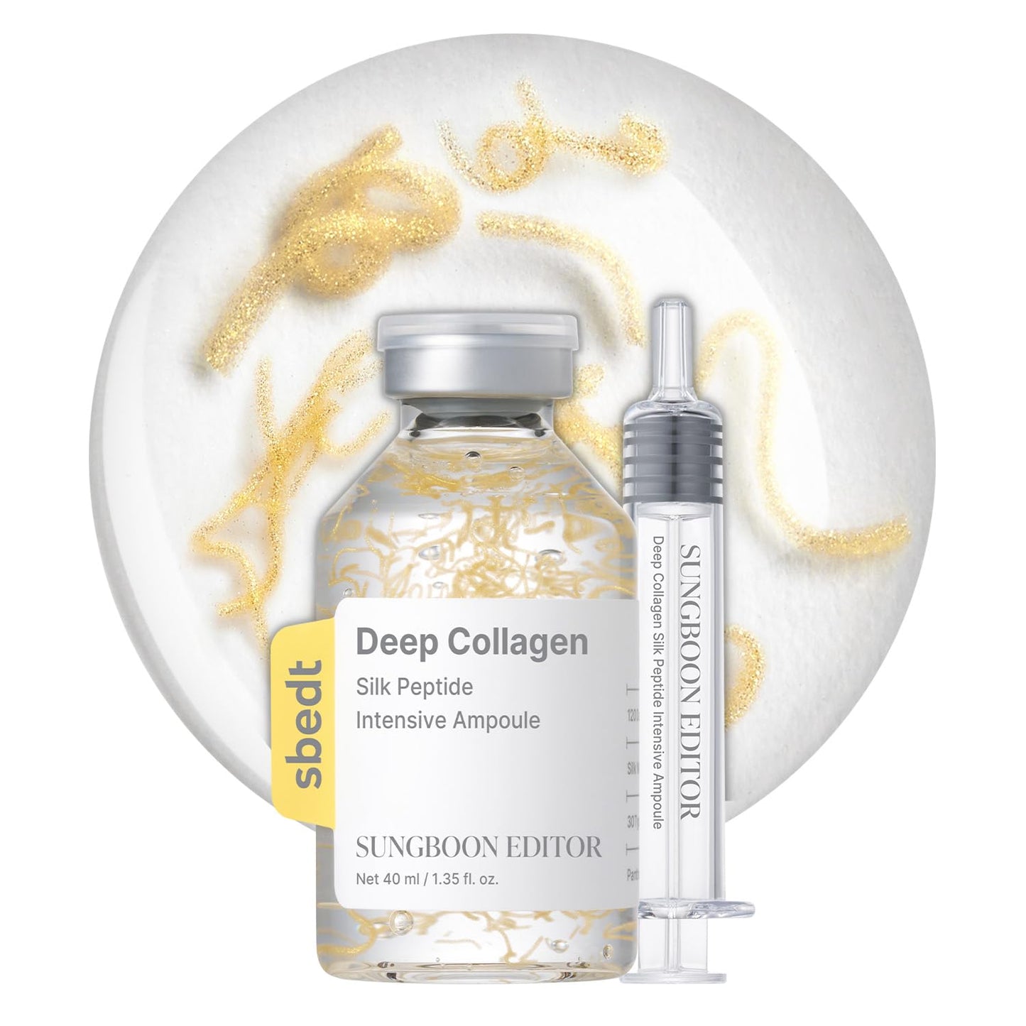 SUNGBOON EDITOR Firm-Looking & Glow HOMETOX Trio for Radiant Skin: Gold Mask, Silk Peptide Ampoule & Collagen Capsule Cream, Korean Skincare Gift Set for Women