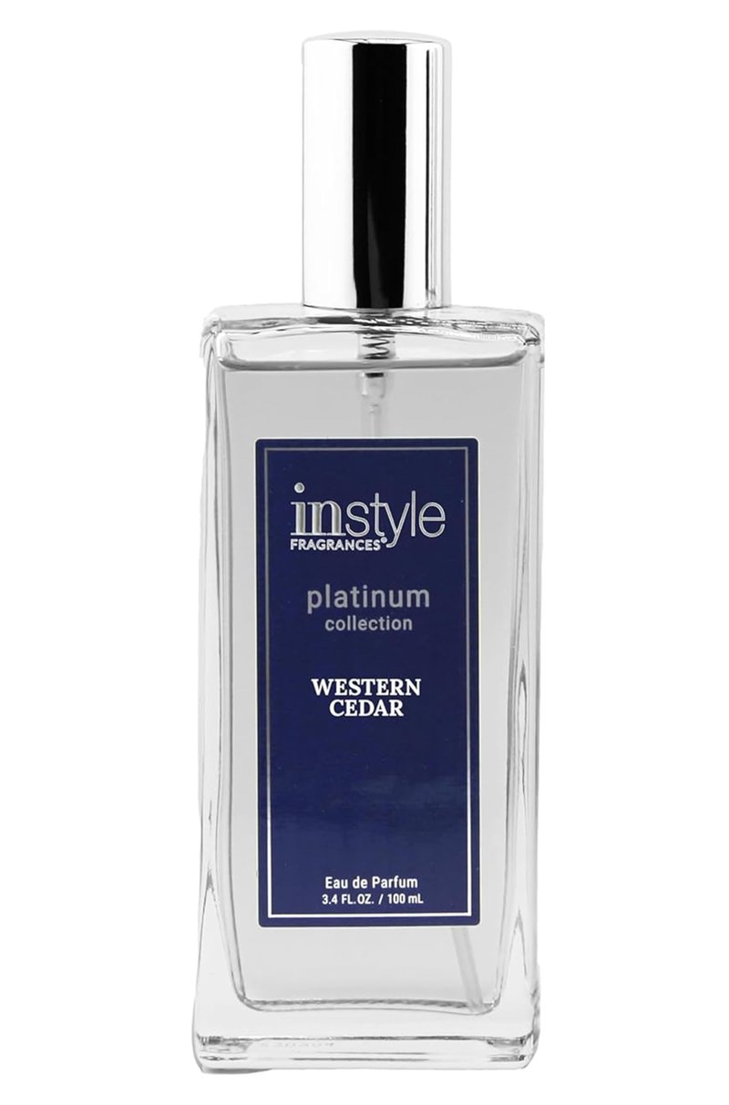 Instyle Fragrances Platinum Collection Western Cedar, Inspired by L.e Labo’s Sa.ntal 33, Premium Unisex Eau de Parfum, CLEAN, Vegan, Paraben-Free, Never Tested on Animals, 3.4 Fluid Ounces