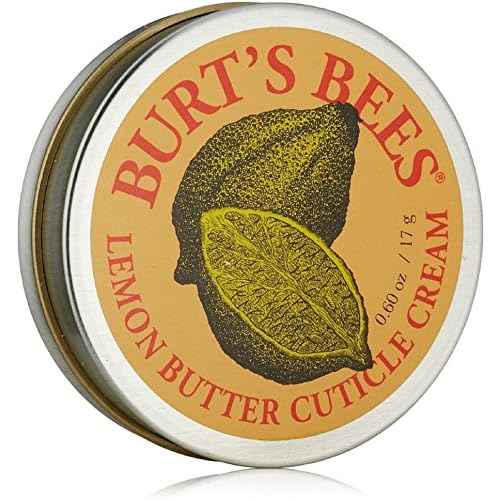 Burt's Bees Lemon Butter Cuticle Cream with Vitamin E, Nourishes Nails, Softens Dry Cuticles, 0.6 OZ (17g) - 4 Pack