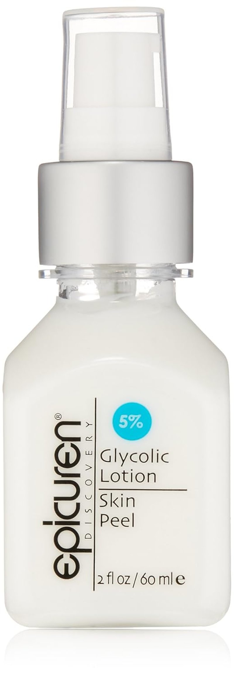 Glycolic Face Peel Lotion 5% - Epicuren Discovery, 2 oz for Smooth Skin