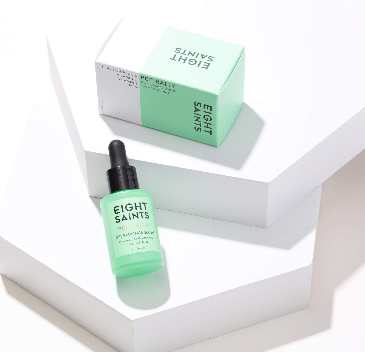 Eight Saints Skincare Pure Hyaluronic Acid Serum for Face Plumping, Vitamin C Face Serum with Vitamin E for Fine Lines, Reduces Wrinkles, Firming, Hydrating, Anti-Aging, 1 oz